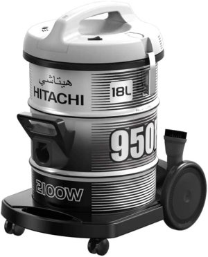 مكنسة كهربائية هياتاشي، 2200 واط، 21 لتر، CV-960F - بلاتيني product image 2