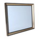 مراية زجاج السيف غاليري، 46×56 سم، مستطيل - ذهبي product image 1