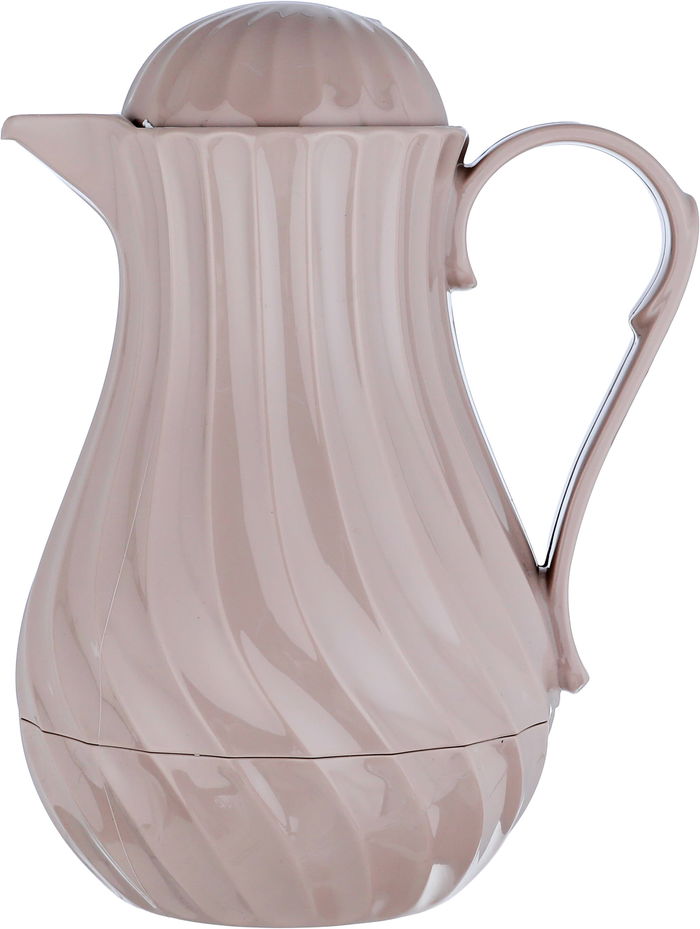 ترمس روتبونت، 1 لتر، حافظة داخلية زجاج، هيكل خارجي بلاستيك - بني فاتح product image 1