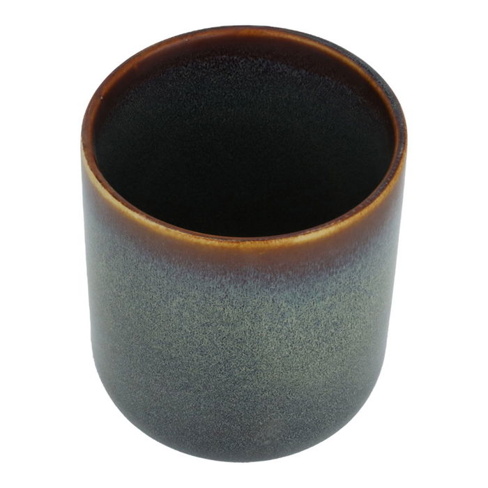 Al Saif Gallery ceramic mug, 7 cm, round, with handle, medium - light olive product image 2