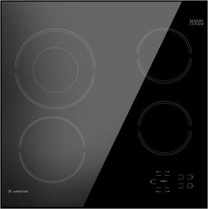 موقد كهربائي اريستون، 6200 واط، 4 شعلات، تحكم باللمس، HR602BA - اسود product image