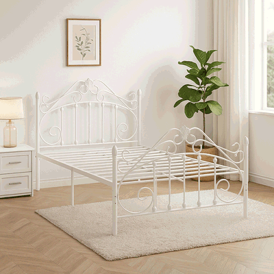 سرير حديد، 35×80×170 سم - ذهبي product image 2