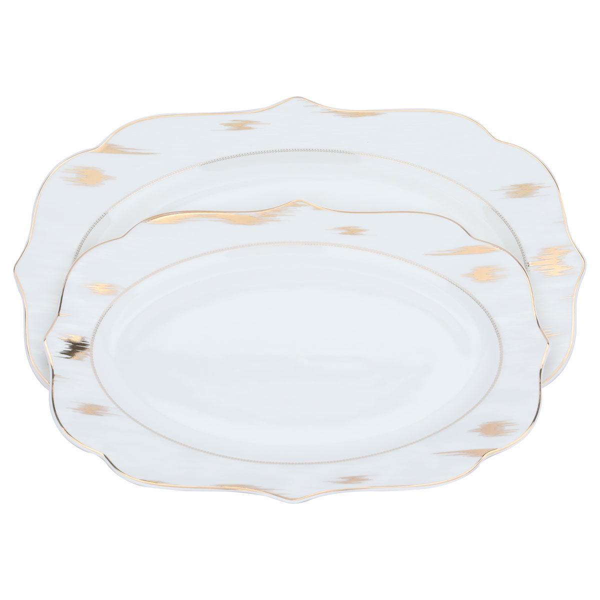 طقم سفرة بورسلان السيف غاليري، 166 قطعة - أبيض product image 6