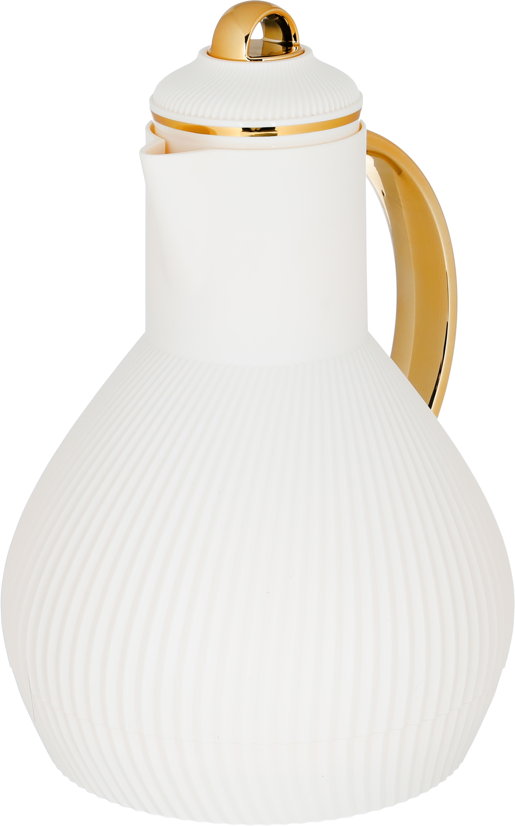 Alia Al Saif Gallery thermos, 1 liter, thermal glass inner container, plastic outer shell - white product image 3