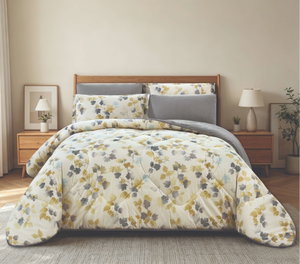 طقم لحاف سمر لاند قطن، 240x260 سم، نفرين، 6 قطع - كريمي product image 2