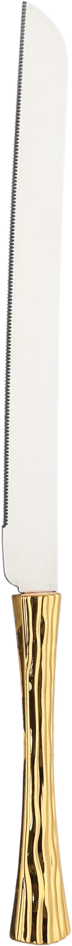 طقم ملاعق خدمة كيك استيل دانيا، 2 قطعة - ذهبي فضي product image 3