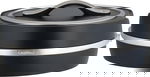 Al Saif Gallery Kanda 2 Case Set, 3 Pieces, Steel Inner Case, Oval - Black Silver product image 2