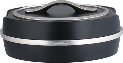 Al Saif Gallery Kanda 2 Case Set, 3 Pieces, Steel Inner Case, Oval - Black Silver product image 2