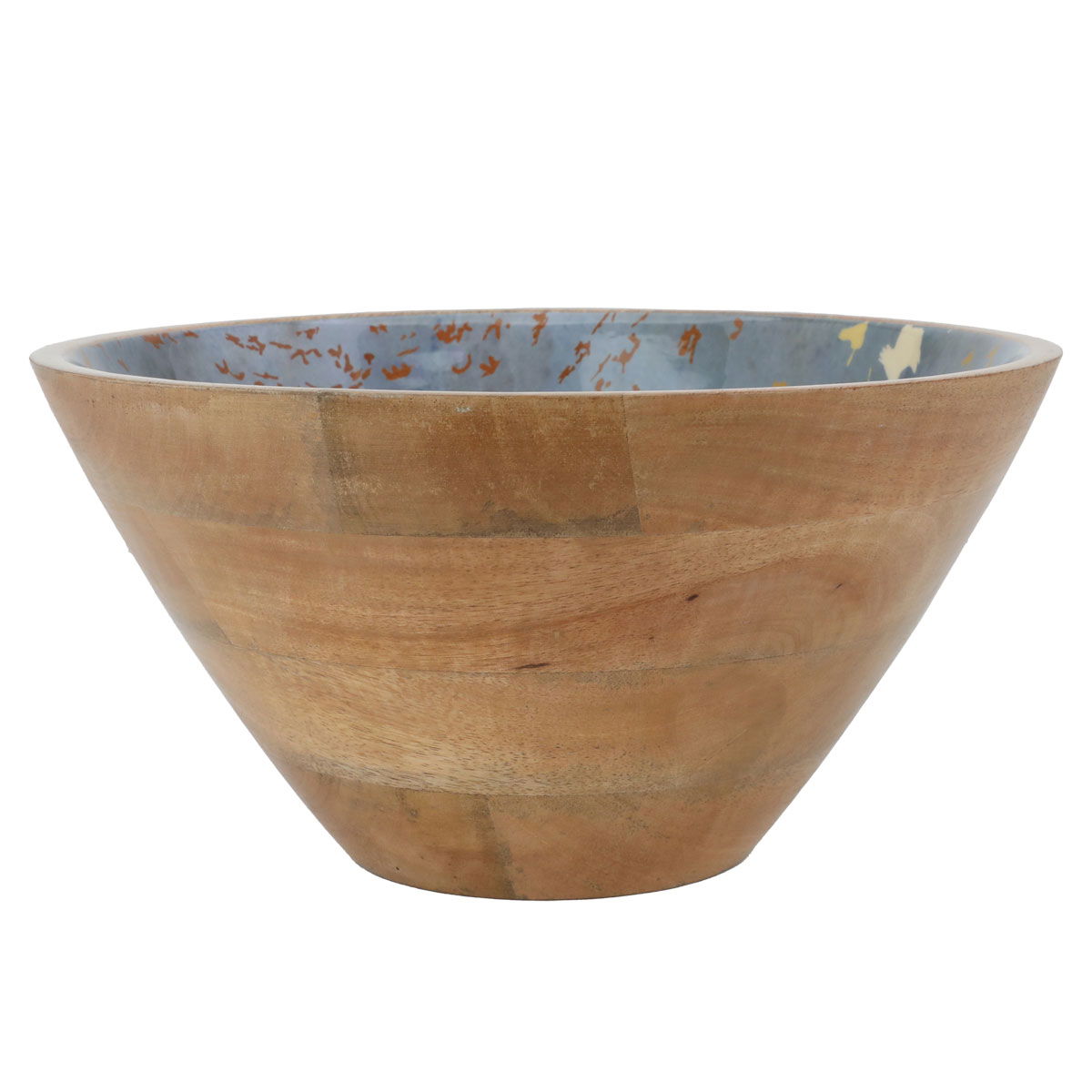 وعاء خشبي السيف غاليري، 30x30x17 سم، بقاعدة - بني product image 1