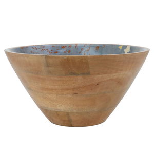 Al Saif Gallery Wooden Bowl, 30X30X17 Cm, With Base - Brown product image