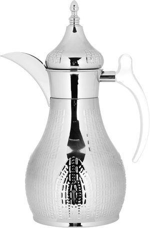 Al Saif Gallery Haila Thermos, 1.2 liters, steel inner case, steel outer case - silver product image 2