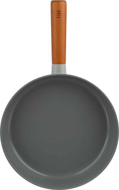 طقم قدور ستانلس استيل نيوفلام فيكا، 7 قطع، غطاء زجاج، مسكات يد إضافية - رمادي خشبي product image 6