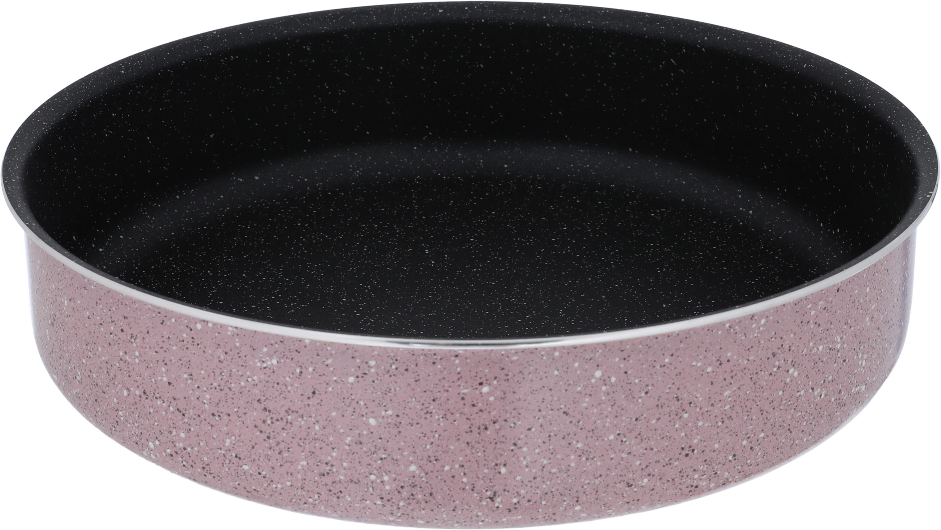 Al Saif Gallery granite oven tray, 28 cm, round - pink product image 1