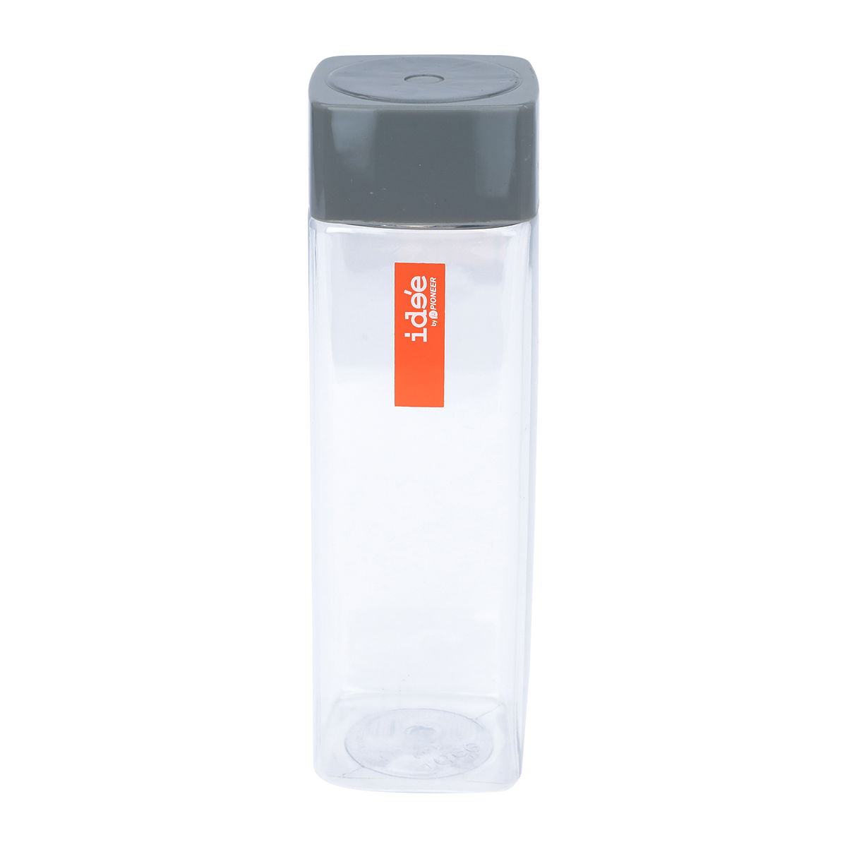 Al Saif Gallery plastic bottle, with a grey, square lid - transparent product image 2