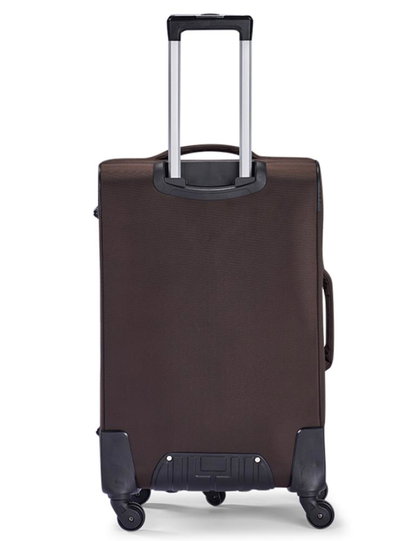 طقم شنط سفر قماش ليمرا، 3 مقاسات، 4 عجلات، حركة بزاوية 360 درجة، LMA-1003-4 - بني product image 3