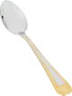 Al Saif Gallery steel tea spoon set, 6 pieces, gold-silver pattern product image 2