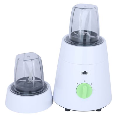 خلاط كهربائي براون، 500 واط، 1.75 لتر، سرعتين - ابيض product image 2