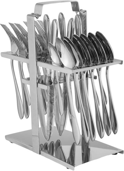طقم أدوات مائدة استيل السيف غاليري، 30 قطعة - فضي product image 1
