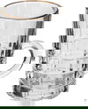 Al Saif Gallery Max Glass Tea Bialat Set, 6 Pieces, Glass Handle, Golden Line - Transparent product image 2