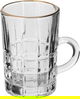 Al Saif Gallery Max Glass Tea Bialat Set, 6 Pieces, Glass Handle, Golden Line - Transparent product image 2