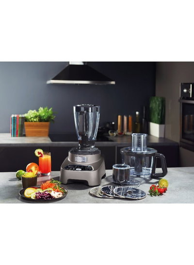 محضر طعام دابل فورس مولينكس، 1000 واط، 3 لتر، FP827E27 - رمادي اسود product image 7