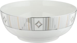 طقم سفرة بورسلان زجاج السيف غاليري، 61 قطعة، منقوش - ابيض شفاف product image 2