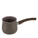 Al Saif Gallery Granite Coffee Pot, Wooden Handle, 9.5 cm - Brown product image 1