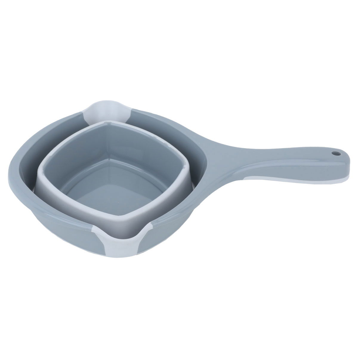 Alsaif Gallery Cup with Silicone Handle, Foldable, 900 ml - Gray product image 2