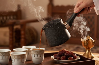 ركوة قهوة بيراميت جرانيت هاشيفر، 0.25 لتر، يد بلاستيك - رمادي product image 2