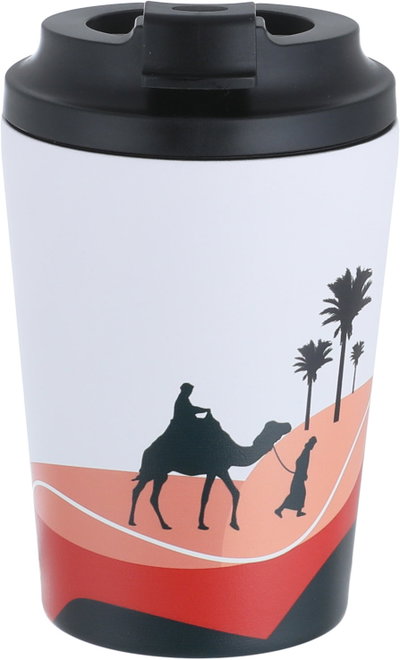 Saif Gallery Stainless Steel Thermal Mug, 360 ml, Lid - White product image 2