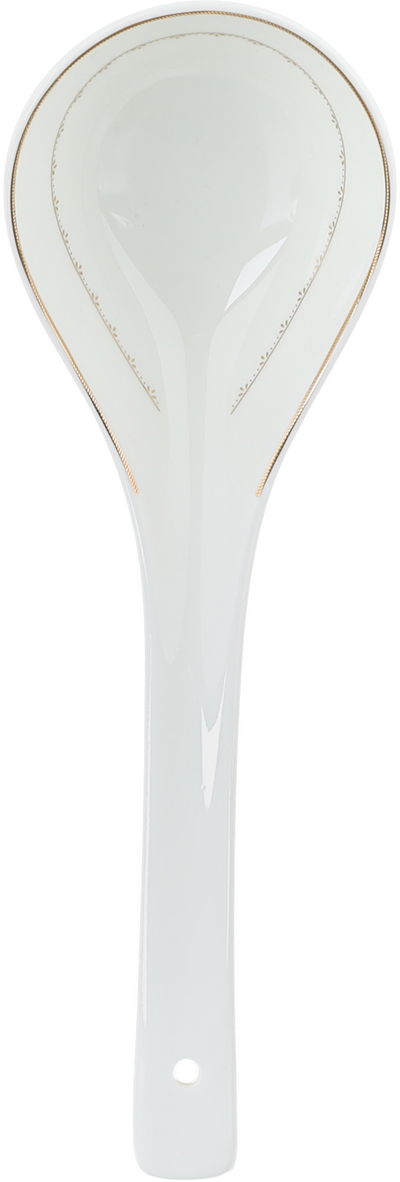 طقم تقديم سفرة بورسلان السيف غاليري، 86 قطعة - أبيض ذهبي product image 13