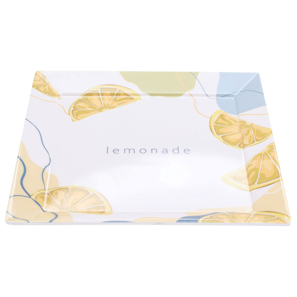 Al Saif Gallery plastic serving tray, 23 x 23 x 2 cm, square - white product image