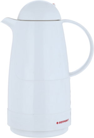 Rotpont glass thermos, 500 ml, plastic outer shell - white product image 2