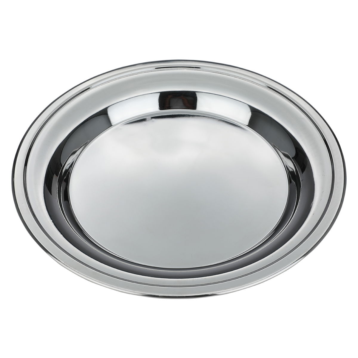Steel Al Saif Gallery, 30 cm, round - silver product image