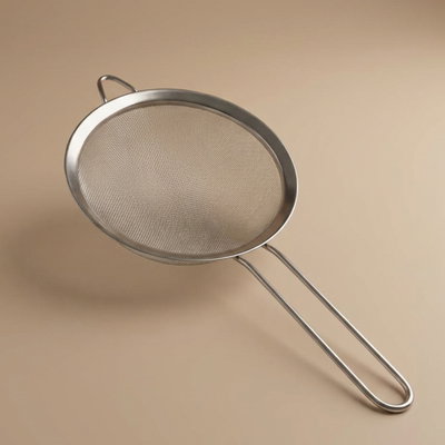 مصفاة استيل السيف غاليري، 18 سم، بيد - فضي product image 1