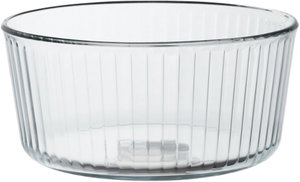 زبدية زجاج بايركس، 2.5 لتر، 22x22x10 سم، دائري، عميق - شفاف product image