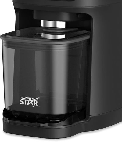 مطحنة قهوة ويننج ستار، 250 جم، 200 واط، متعددة المستويات، مؤقت، ST-9822 - اسود product image 5