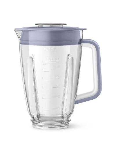 خلاط فيليبس كور، 700 واط، 1.5 لتر، 5 اعدادات، HR2221/01 - ابيض product image 2