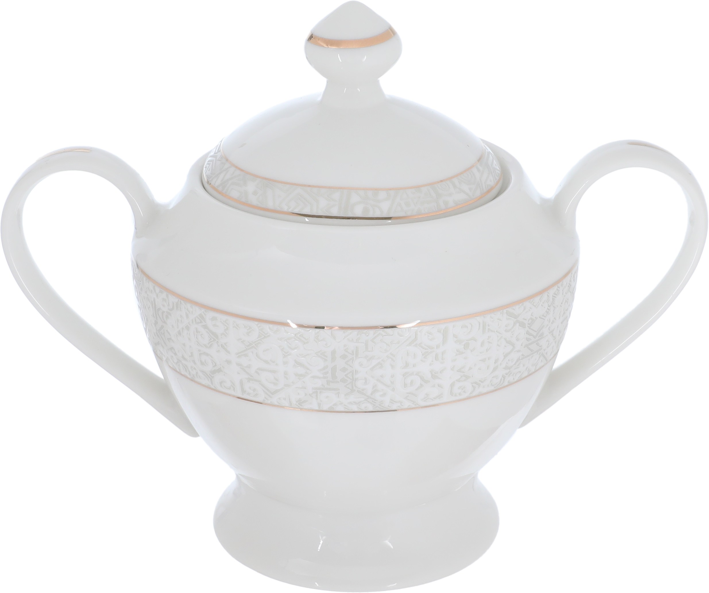 Victoria Al Saif Gallery porcelain dining set, 65 pieces, golden-white pattern product image 13