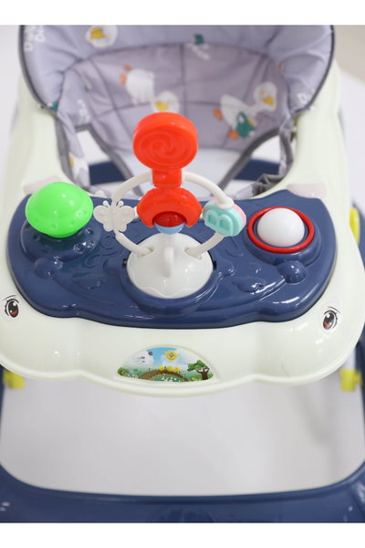 مشاية اطفال فان مومونت، قابلة للتعديل، مزودة بألعاب - ازرق product image 5