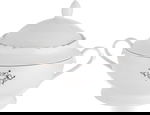 طقم سفرة بورسلان السيف غاليري، 65 قطعة، نقش كلاسيكي - ابيض product image 2