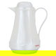 Rotpont thermos, 1 liter, glass inner container, plastic outer shell - white product image 1