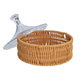 صحن خوص السيف غاليري، دائري، غطاء - بني فاتح product image 4