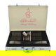 طقم ادوات مائدة استيل السيف غاليري، 72 قطعة - فضي ذهبي product image 1