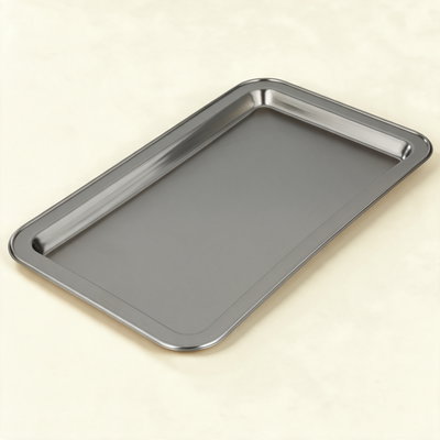 طوفرية تقديم استيل الجهوري، 50x32 سم - فضي product image 1