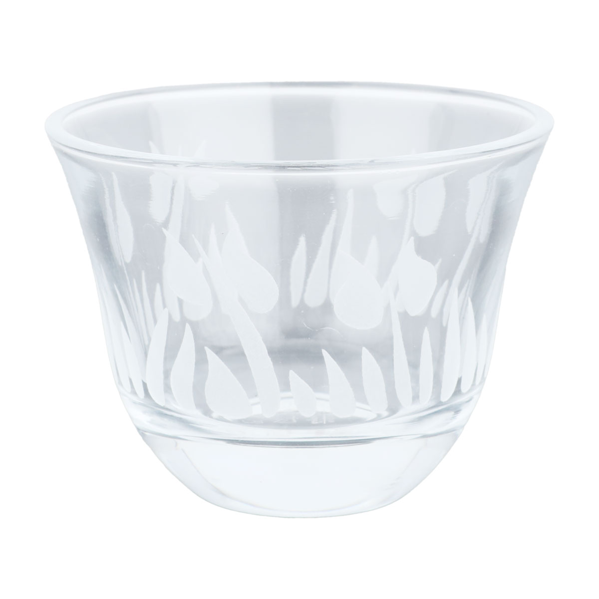 Al Saif Gallery Saudi Arabic coffee cups set, 6 pieces - white product image 2