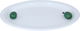 Al Saif Gallery Porcelain Serving Plate, 35.9 x 25.7 x 4.1 cm, Round - White product image 3