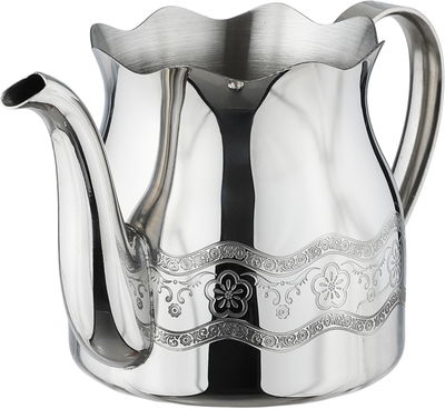 إبريق شاي استيل السيف غاليري، 0.4 لتر، منقوش - فضي product image 3