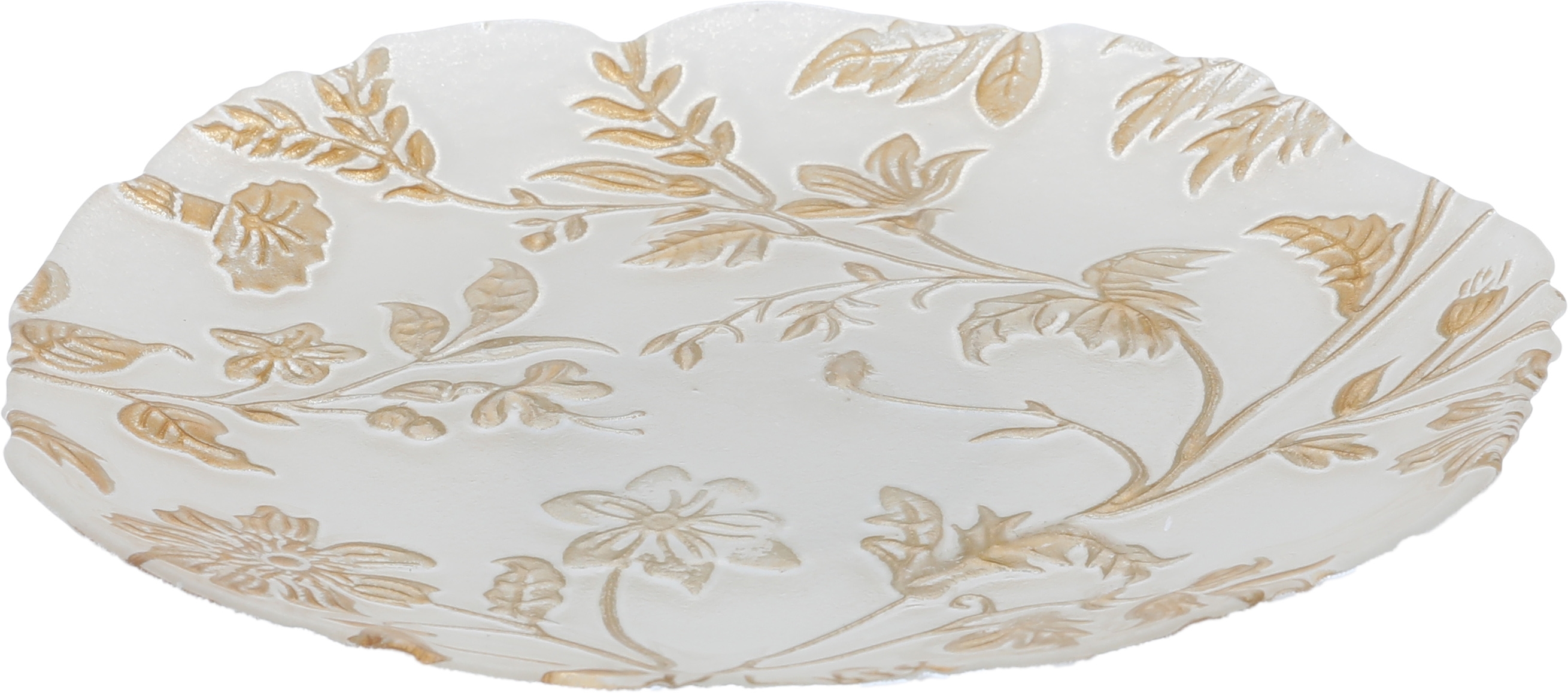Al Saif Gallery Glass Serving Plate, 21 cm, Round - White product image 2