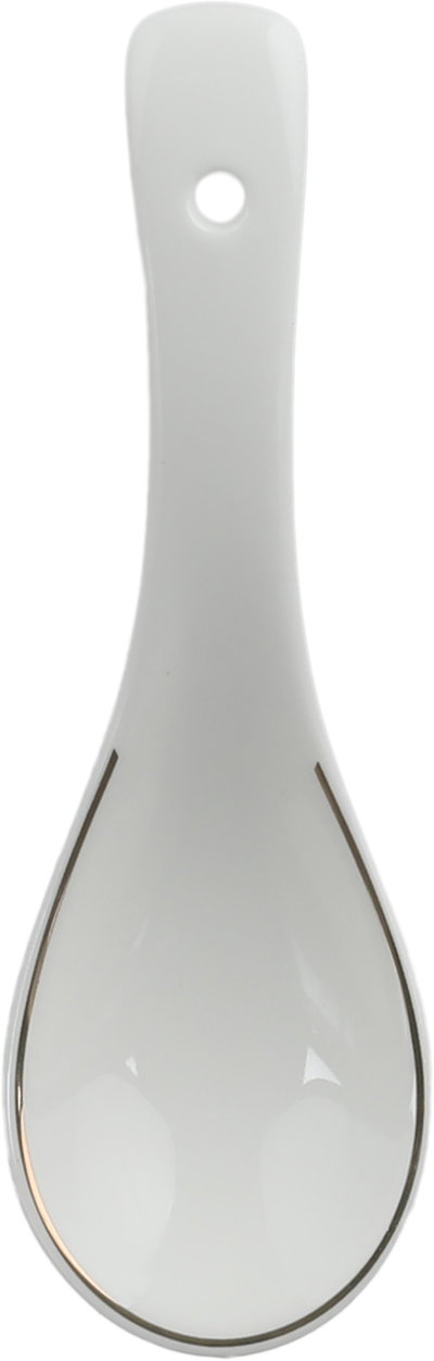 طقم تقديم سفرة بورسلان السيف غاليري، 65 قطعة - أبيض ذهبي product image 3